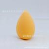 Calidad de exportación de comercio exterior sin látex calabaza gotas de agua oliva corte oblicuo borla para polvo empapada en agua no comer esponja para polvo huevos de belleza