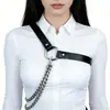 YSF Ropa de Bondage Europea y Americana para Adultos Cuero PU Negro Alternativo Atadura Body Sexy Directo del Fabricante
