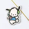 Perro Pita Dibujo Animado Lindo Broche Acrílico Venta al por Mayor Decoración para Bolsas Insignia Personalizada para Estudiantes Parche Abalorios