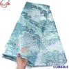 Bordado com fio de ouro e prata antigo DIY tecido jacquard brocado Tecido de Renda Brocado Africano