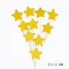 Cartão de decoração de bolo embalagem de panificação variedade de estrelas amor glitter série decoração de casamento inserção 10 preço