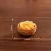 Micro paisaje creativo simulación comida de caqui juego de caqui Ruyi diy decorativo bolsa sorpresa accesorios mini adornos en miniatura
