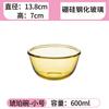 Tazón de ámbar de manzana verde, vajilla transparente para el hogar, tazón de vidrio, tazón grande creativo para sopa de fideos con huevo