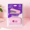Nuevo Set de Papelería de Oficina Serie Banchang Morado, Perforadora, Grapadora y Grapas, en Stock del Fabricante