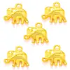 Accesorios de joyería vintage aleación serie animal colgante de elefante al por mayor 12 * 14MM D9266