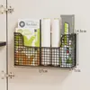 Organizador de filme plástico para porta de armário de cozinha, montado na parede, para guardar itens dentro da porta do armário, porta-temperos, prateleira de armazenamento multifuncional