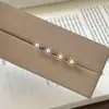 Pendientes de Plata de Ley S925 Tiqi, Sencillos y de Moda, con Imitación de Perla en el Pistilo de Flor, para Mujer, Pendientes Florales Elegantes y Versátiles para el Trabajo