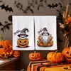 Toalha de Mão com Padrão de Waffle de Abóbora de Halloween Transfronteiriça Toalha de Limpeza para Cozinha Banheiro Presente de Festival