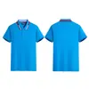 Vendas diretas do fabricante: Camisas Polo feitas sob medida, roupas de trabalho, camisetas de manga curta imitação de algodão Tencel, roupas de trabalho com logotipos impressos ou bordados