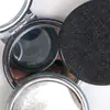 Llavero de espejo de maquillaje con estampado estilo vaquero, espejo rectangular de doble cara de alta definición, espejo portátil de estilo artístico para retocarse