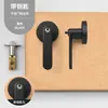 Herrajes de puerta con cerradura anti-retroceso minimalista italiano para baños, cocinas caseras, habitaciones de ancianos y habitaciones de niños, cerradura de puerta de un solo pestillo