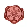 Nuevas Pegatinas de Sello de Cera Navideñas Copo de Nieve Pequeñas Etiquetas de Cera Pegatinas para Sellar Sobres Pegatinas de Cera Al por Mayor del Fabricante