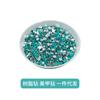 [Serie Crystal] Broca de resina de fondo plano, venta al por mayor, hecha a mano, para bricolaje, broca de fondo plano, para uñas, joyería de diamantes, parche de resina