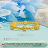 Pulsera de Cuentas Flor de la Diosa de Plata Pura 999, Cuentas de Estilo Chino Tradicional, Cordón Elástico, Pulsera de Cuentas Ajustable, Nuevo Estilo Chino