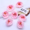 Cabezas de Flores de Peonía Artificiales Más Vendidas Transfronterizas para Accesorios de Cabello DIY y Materiales Decorativos, Cabezas de Flores de Peonía Falsas para Decoración Interior y Exterior