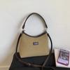 Bolsa Retro Escarchada para Mujer de Gran Capacidad 2025 Nuevo Otoño e Invierno Bolso Cruzado Casual Bolso Cubo de Hombro Único de Nicho