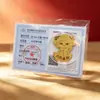Pegatina para Teléfono Móvil de Oro Puro 999 Princesa Hazte Rica Foil de Oro Hazte Rico Rápido Pegatina para Refrigerador Año de la Oveja Ten Dinero para Gastar Tarjeta de Oro Regalo