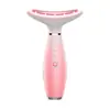 Dispositivo de Beleza para Pescoço com Microcorrente, Dispositivo de Beleza Facial com Luz de Sete Cores, Bastão Massageador EMS Vibratório, Dispositivo de Beleza Facial e para Pescoço para Uso Doméstico