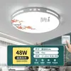 Nueva Lámpara de Techo para Sala de Estar Estilo Chino 5 Lámparas de Techo LED para Hogar Nueva Lámpara de Techo Simple y Grande para Habitación Dormitorio Estilo Moderno Minimalista Hierro