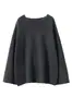 Suéter de Punto de Cachemira 2026 Otoño/Invierno Nuevo para Mujer, Holgado, Cuello Recto, Color Sólido, Estilo Perezoso