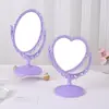 Desktop Maquiagem Espelho Dupla Face Beleza Dressing Espelho Quarto Estilo Europeu Retro Espelho Desktop Beleza Maquiagem Loving Mirror