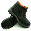Calçados de Segurança Personalizados pelo Fabricante, Modelo 133 Mid-Top, Moldados por Injeção, Anti-Esmagamento e Anti-Perfuração, para Mineração e Metalurgia, Leves e Resistentes ao Desgaste, para Homens