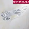 Estante de Aluminio Espacial para Secador de Pelo Portacepillos de Dientes Estante de Almacenamiento para Baño Inodoro con Ganchos Estante Secador de Pelo Sólido