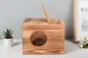Caja de madera de fábrica casa de madera para hámster madera maciza mascota cálida reducción de calor de verano sala de cría nido de paloma nido de guacamayo