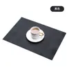 Manteles Individuales de PVC Tejido Fino, Esterillas Gruesas Aislantes del Calor, Manteles de Mesa Estilo Occidental, Posavasos Cortables, Venta al por Mayor para Hoteles y Restaurantes