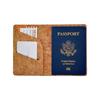 Set de porta pasaporte y etiqueta de equipaje de corcho Porta libreta de pasaporte de corcho Traje de etiqueta de equipaje