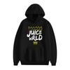 Suéter com capuz solto de novo estilo com estampa de peripheral do cantor europeu e americano juice wrld para adolescentes 2024