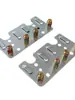 Placa de Fijación para Cable de Fibra Óptica Galvanizada de Dos Postes, Tres Postes, Cuatro Postes, Base de Fijación de Fibra Óptica, Dispositivo de Fijación de Cable, Accesorios para Caja de Distribución de Fibra