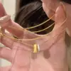 Libro de Caperucita Roja Explosiones Anillo Corredizo Dorado Cepillado Collar Passepartout Nuevo 2025 Cadena para Cintura y Clavícula Francesa Antigua Industria Pesada Hombre Pequeño