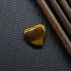 Corazón de Melocotón de Cristal Venta al por mayor Transfronteriza Colgante de Jade Accesorios Pulsera Colgante Hecho a Mano en Forma de Corazón Adorno 20 mm Piedra Preciosa