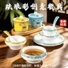 Pratos Estilo Palácio em Melamina Imitando Porcelana, Pratos Pequenos para Petiscos, Pratos para Pratos Frios, Louças Criativas, Pratos para Peixe, Pratos Fundos para Sopa, Conjunto para Servir a Mesa