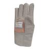 Guantes de cuero para trabajo, de lona para mecánicos, resistentes al desgaste y antiescaldaduras, totalmente forrados, de material compuesto acrílico blanco, para soldadura eléctrica.
