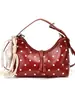 Bolsas pequenas populares de verão para mulheres 2026 nova moda versátil bolsa transversal requintada super quente pequena bolsa de mão de bolinhas