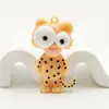 Llavero Colgante de Animal Lindo de Plástico Blando de Ojos Grandes Mono Elefante Animal Pequeño Accesorios para Bolsos Adornos Venta al por Mayor