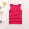 Camiseta Regata de Algodão Puro para Meninos para Usar por Baixo, Camisola em Y para Meninas, Camiseta Regata Infantil sem Mangas, Roupa Íntima para Meninos Jovens