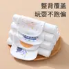 Toalla Absorbente de Sudor para Niños Guardería Bebé Almohadilla de Toalla Anti-sudor Toalla de Espalda Transpirable Almohadilla de Gasa Absorbente de Sudor Clase A Algodón Puro Deportivo