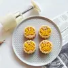 Molde para Pastel de Luna Cangrejo Pequeño 50g Molde para Pastel de Frijol Mungo Prensado a Mano