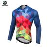 Roupas de ciclismo de outono Xingheng masculinas novas com absorção de suor roupas de ciclismo estampadas top comprido transfronteiriço