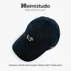 Gorra de Béisbol Bordada de Perro de Dibujos Animados Retro Estilo Coreano 2026 para Mujer, Diseño Simple Que Hace que la Cara Parezca Más Pequeña, Gorra de Copa Suave con Visera Amplia