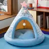 Casa de Cachorro para Todas as Estações, Tenda Fechada para Animais de Estimação para Gatos e Cachorros Pequenos, Vila de Inverno Casa de Gato, Ninho para Animais de Estimação