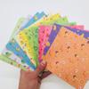 15* 15cm Papel de Origami de Colores Impreso Patrón de Flores de Impresión Papel Hecho a Mano Papel de Mil Grullas de Papel Papel de Colores Papel Hecho a Mano DIY