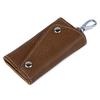 Bolso de cuero para llaves de comercio exterior, capa para la cabeza, bolso multifuncional de piel de vaca para llaves de casa, bolso para tarjetas, fabricantes y agentes mayoristas