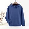 Chamarra Cómoda de Algodón Puro de 260g con Mangas Largas para Hombres y Mujeres, Sudadera con Capucha, Sudadera, Top Casual Diario, Corte Holgado