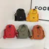 2025 Nuevo Bolso Pequeño de Hombro para Mujer Estilo Ins Estilo Coreano Bolso Cubo Mochila Pequeña para Teléfono Móvil Bolso Cruzado Pequeño Simple y Versátil de Moda