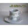 Juego de Tazas de Café Retro Jingdezhen Taza Cerámica Pequeña Europea Creativa Set de Té de la Tarde Pastoral Flor