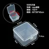Caja Transparente de Plástico para Joyas, Cuentas, Almacenamiento con Tapa, Caja de Muestras, Tornillos, Caja Organizadora para Equipo de Pesca
